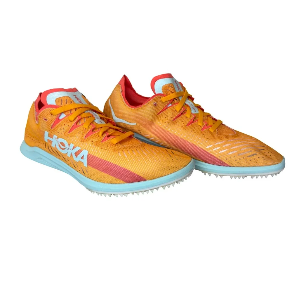 Hoka Cielo X LD Unisex US 8.5w 7M Orange Carbon Fiber Track Spike Racing Shoes
